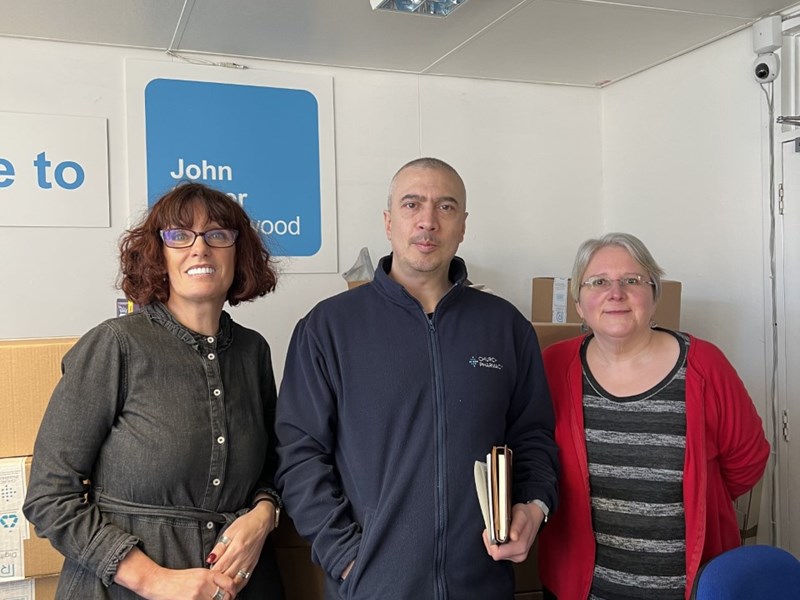 Candi, Penny (John Storer House), Tariq (Church Pharmacy)